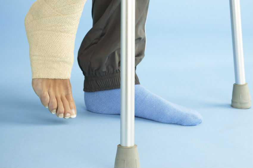 man leg injury crutches final
